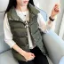 2018 mới xuống áo vest cotton mùa đông dày của phụ nữ mùa thu đông áo khoác nữ hàn quốc Áo vest