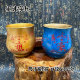 Brass taboo cup, Dharma water cup, purified water cup, Taoist water supply, crape myrtle taboo, jade emperor taboo cup, Taoist taboo cup, cloud pattern cup