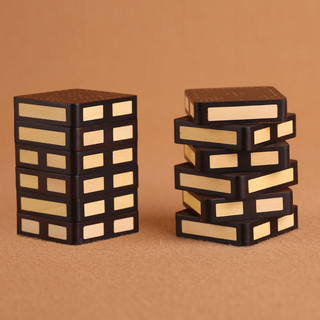 Zhouyi Rubik's Cube 64 Hexagrams Jujube Wood Thunder Core Jade Carving Ornament I Ching Six Trigrams Plum Blossom I Ching Numerology