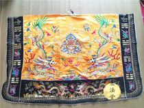 Taoist supplies yellow full gold embroidered robes high-quality Taoist robes with double dragons embroidered Taoist robes with double dragons and high merits