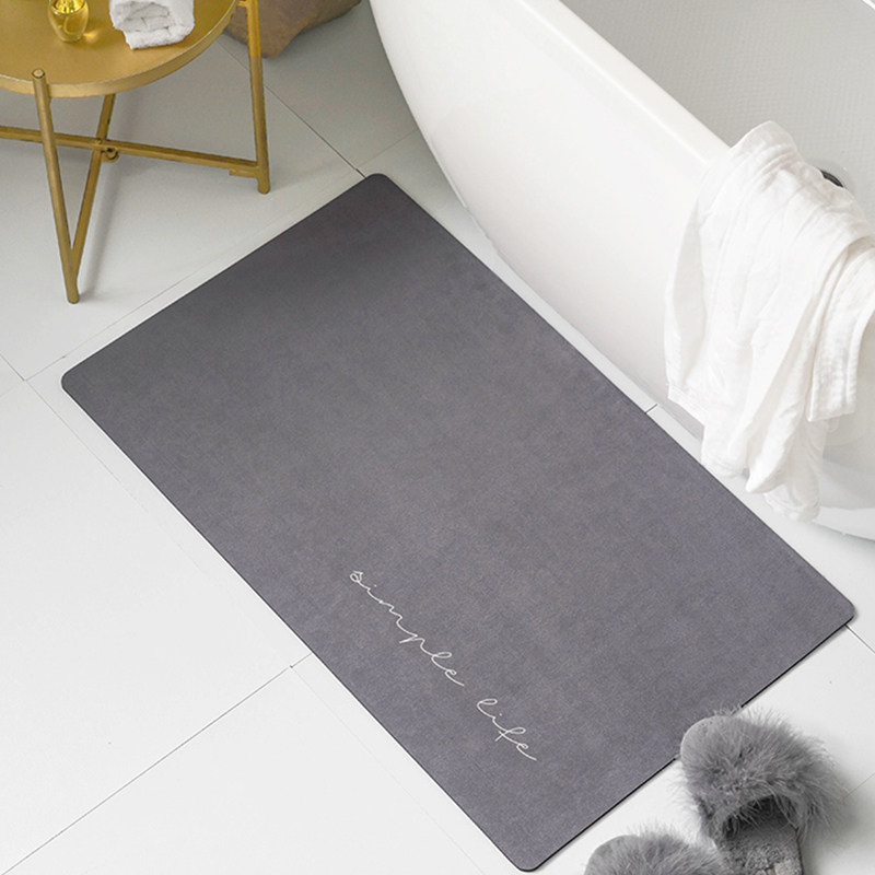 Ykmore Material MaterialBathroom Toilet Carpet Toilet Door Water Matthew Mat Bathroom