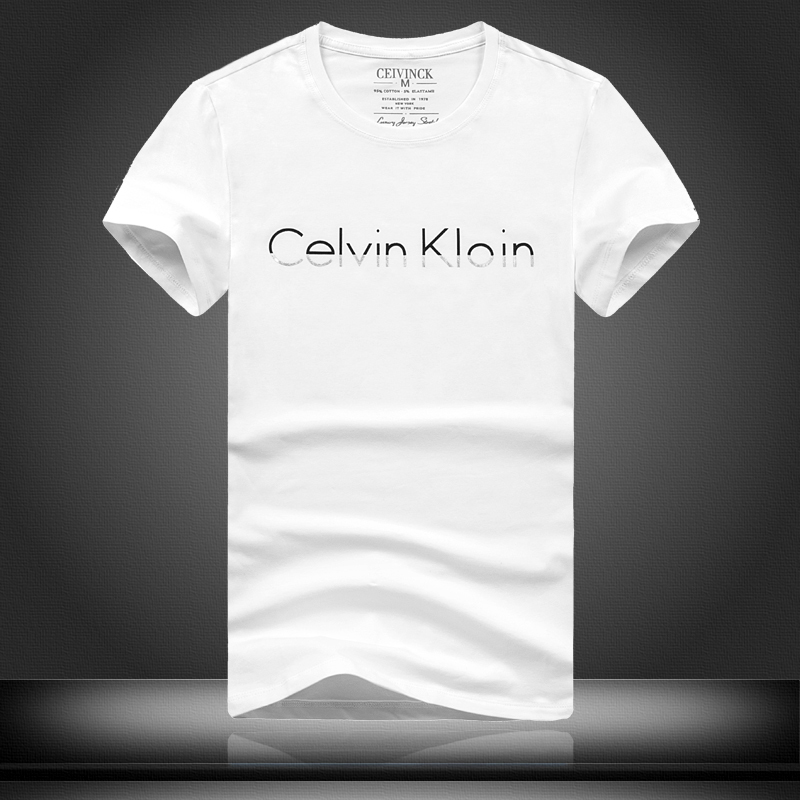European Style Summer Short-Sleeve Men's Solid Color T-Shirt, Simple Round Neck, Slim Fit, Modal Pure Cotton, Large Size, Item Number