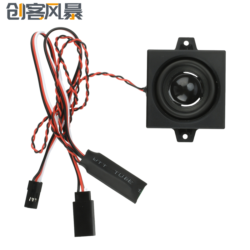 3.6-8V Remote Control Diesel Engine Sound Effect Module Simulates 5W Speaker Suitable for Remote Control Cars, Trucks, Excavators