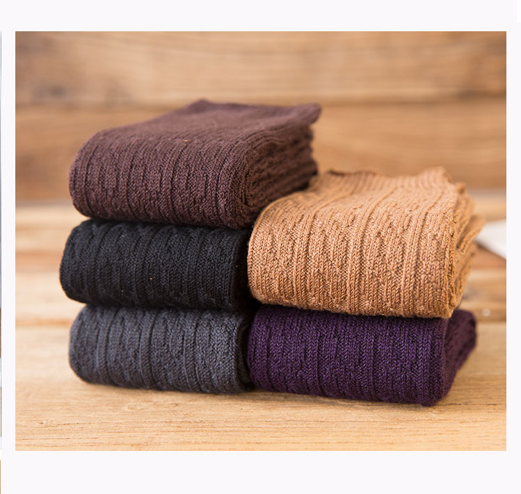 Vớ dài đến đầu gối tất nữ dài mùa thu và mùa đông cashmere cộng với nhung dày ấm vớ vớ đầu gối đùi đùi là tất cao mỏng tất nam