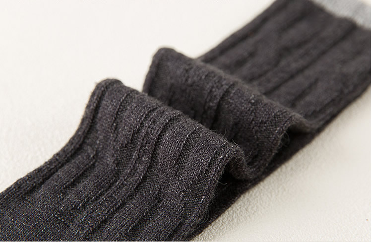 Vớ cao đến đầu gối bằng cotton cotton thỏ cashmere vớ mùa thu và mùa đông ấm vớ dày vớ len Phụ nữ Nhật Bản vớ tất chân