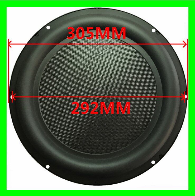12-inch horn auxiliary emitter bass passive plate 305mm audio auxiliary emitter bass diaphragm bass good bass