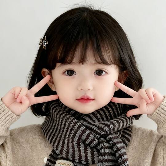 Girls baby wig girl sweet and cute bobo head bangs daily photo performance modeling simulation full headgear