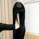 Lolita Sweet and Natural Korean-Style Platinum Wig Long Straight Hair Fashionable Fluffy Realistic Daily Age-Reducing Full Wig