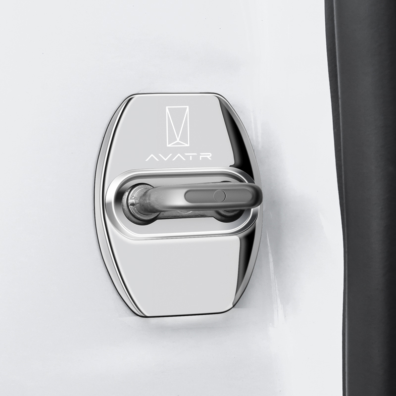 Suitable for Avita 07 06 12 11 Door Lock Protection Cover, Car Door Shock-Absorbing Cushion Pad, Decorative Accessories