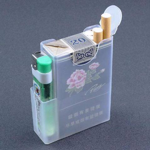 China Hong Kong Soft Bag Plastic Transparent Integrated Packable Lighter 20pcs Soft Moisture Resistant Pressure Resistant for Box Soft Bag