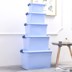 hộp nhựa Trung bình 65L kích thước nhỏ hộp lưu trữ lớn để bàn hộp nhựa lưu trữ trong suốt hộp lưu trữ hộp lưu trữ gia dụng hộp nhựa nắp nhôm Trang chủ
