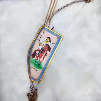 Inner Mongolia characteristic crafts small bow and arrow horse head bow and arrow yurt ornaments hanging ornaments children's bow and arrow