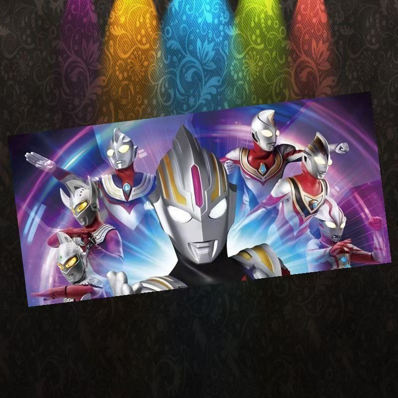 Ultraman Children's Towel, Superhero Tiga, Tyro Bath Towel, Anime Cartoon Face Wash Towel, Bath Towel, Beach Towel