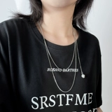 Сверхдлинная цепочка, ожерелье, толстовка, свитер, модный аксессуар