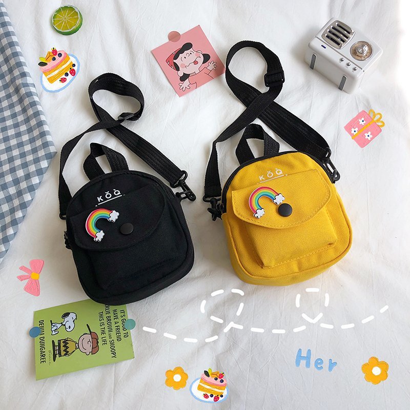 Children's Camera Bag Mini Cartoon Skew Satchel Cute Mini Mountaineering With Watch Products Strong Electric Dry