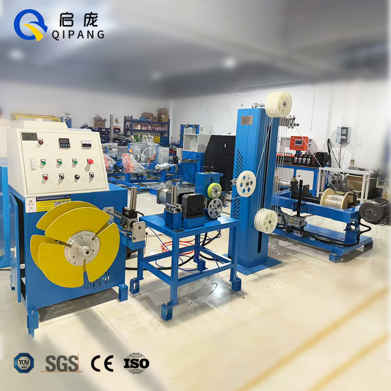 Steel Wire Rope Rewinding Machine with Fully Automatic Active Wire Release and Automatic Cutting, Hollow Spool Rewinding and Uncoiling Machine Steel Wire Rope Rewinding Machine with Fully Automatic Active Wire Release and Automatic Cutting, Hollow Spool Rewinding and Uncoiling Machine