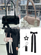 (Same style as Jiang Seulgi) Black Friday STANDOIL24 new bow shoulder bag star baguette bag handbag