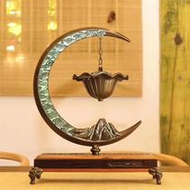 Music Lotus Fluffy Incense Stove Smoked Incense Stove Home Indoor Suspension Hanging Stove Sandalwood sandalwood Fragrant Creative Tea Track Bronze Pendulum