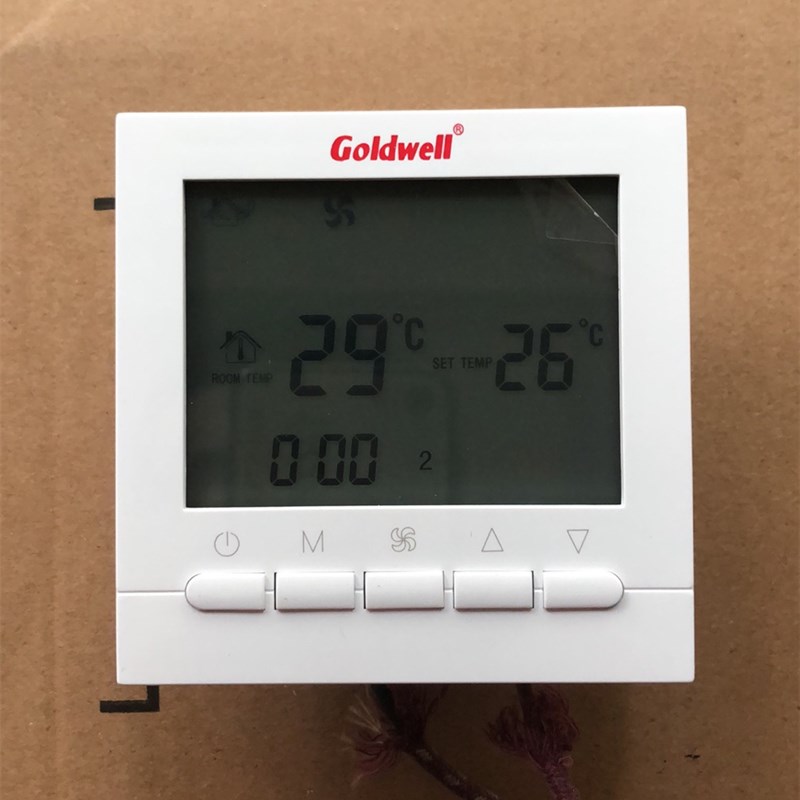 Goldwell Guangmei thermostat GW2013 central air conditioning LCD panel fan coil control switch