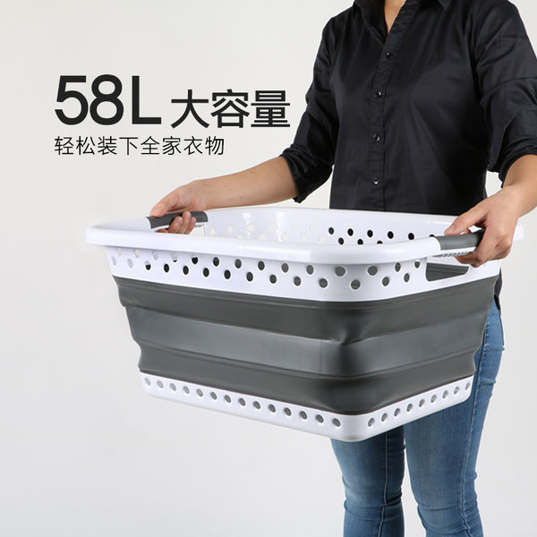 沃尔玛同款 Wire King 伟经 家用可折叠式 多功能大号 脏衣收纳篮 优惠券折后￥49包邮（￥149-100）