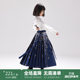 ເຄື່ອງນຸ່ງເດັກນ້ອຍ Ueki Butterfly Girls Horse Face Skirt 2024 Spring New Children's Pleated Skirt half-length