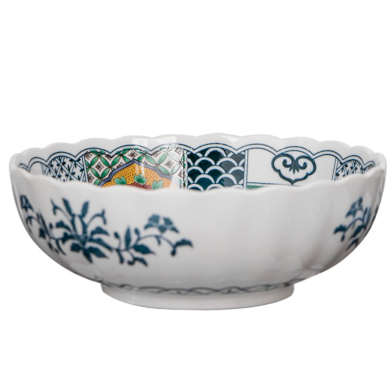 The use of a single rice bowls contracted pumpkin Bowl of creative gift suit move ceramic Bowl dish combination suit household
