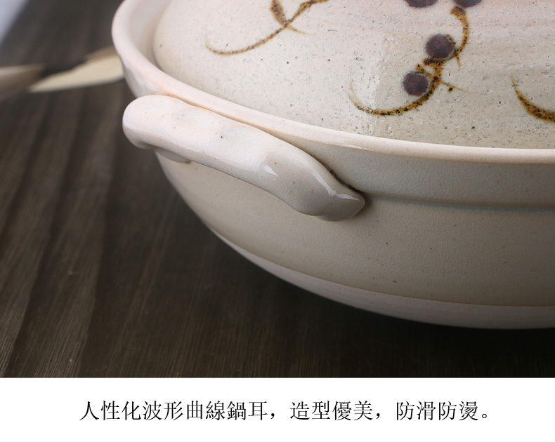 Japanese imports of which soil'm boiler high temperature resistant household casserole clay ShouXi ceramic pot stew pot soup pot in the kitchen
