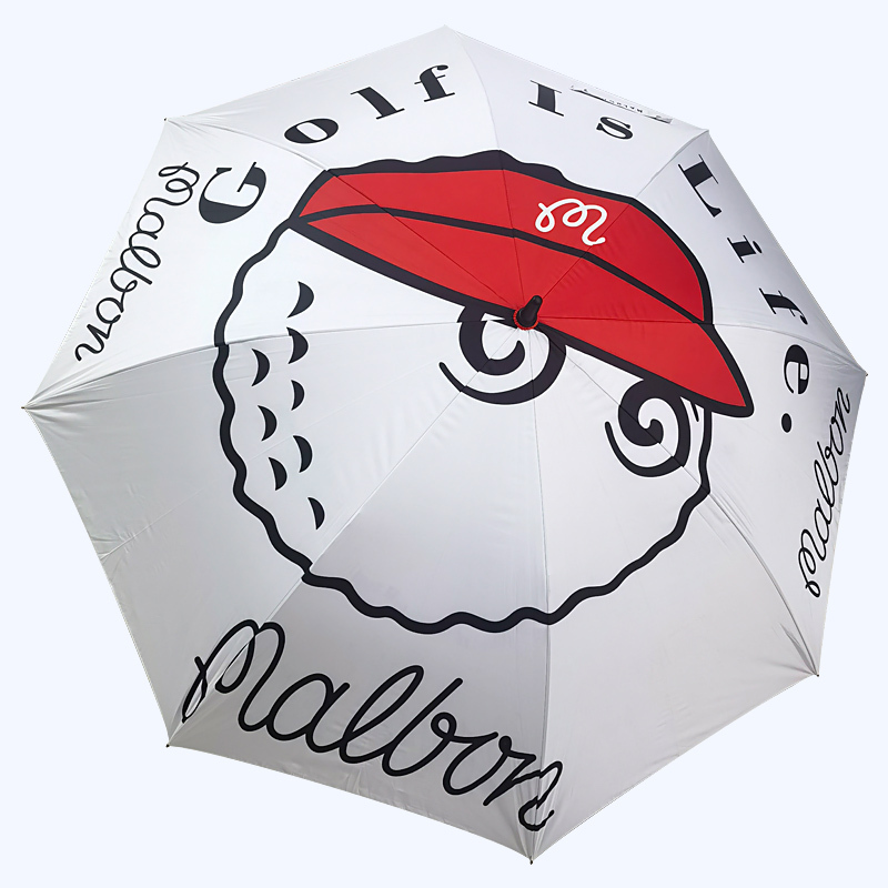 Golf Sun Protection Umbrella, Automatic Double-Layer Anti-Uv Sunshade, Rain or Shine Umbrella, Special Umbrella for Golf Balls
