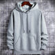 ເສື້ອເຊີດຜູ້ຊາຍດູໃບໄມ້ລົ່ນແລະລະດູຫນາວທີ່ມີ Hooded sweatshirt ຜູ້ຊາຍແລະຜູ້ຍິງໃສ່ versatile loose solid hoodie plus velvet couple jacket animal year big red