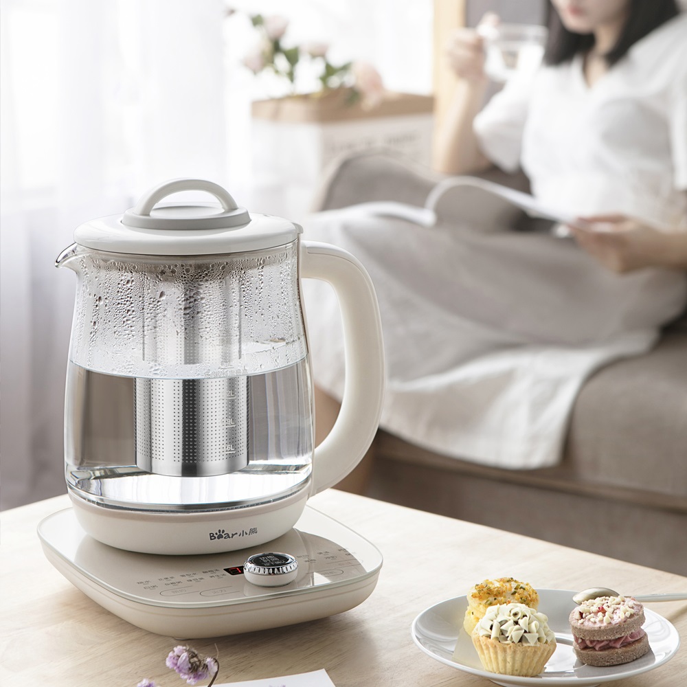 Bear YSH-C18P1 Health Pot Multi-function automatic glass household small boiled camellia teapot