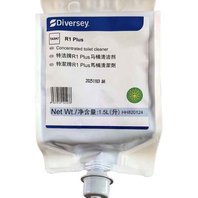 Tecjie Brand R1Plus Concentrated Toilet Cleaner 1.5L*1 Bag Hh820124 Taivash Toilet Descaling Liquid