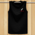 Nam vai dây đeo bông tay T-shirt loose-fitting tăng mã thể thao thanh niên bóng rổ áo vai mỏng rộng gánh vác vest 