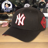 Tide thương hiệu mũ bóng chày MLB Hàn Quốc vẻ đẹp màu đen đỏ pháp sư nhãn hiệu Yankee NY hip hop mũ bóng chày - Bóng chày 	gậy bóng chày supreme chính hãng	