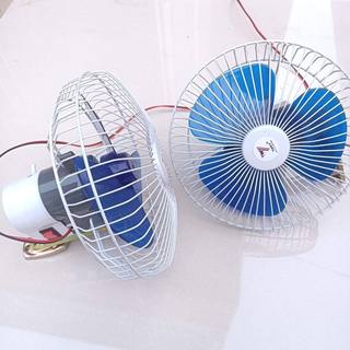 Electric tricycle car-mounted small electric fan for home use Electric tricycle and four-wheeler car-mounted small fan 12V8 inch