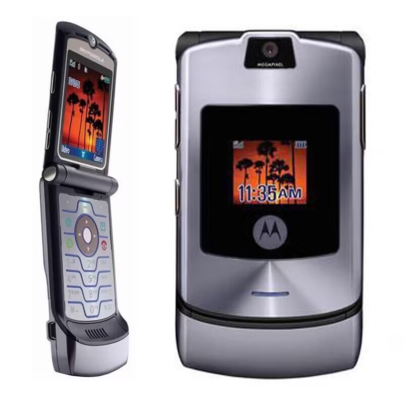 Motorola V3Ie Classic Nostalgic Metal Ultra-Thin Flip Button Dual-Screen Mobile Phone for the Elderly Motorola V3Ie Classic Nostalgic Metal Ultra-Thin Flip Button Dual-Screen Mobile Phone for the Elderly