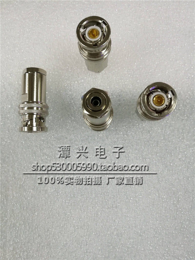 PL75-47 triaxial connector Q9 BNC male triaxial 1553B bus connector three bayonet connector