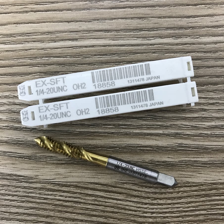 Japan OSG American UNF0-803-568-3610-321 4-283 8-24 titanium-plated spiral tap