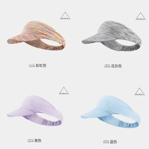 European and American good products summer outdoor sunscreen breathable yoga running mountain climbing sweat sweat absorption Sports soft eaves empty top hat