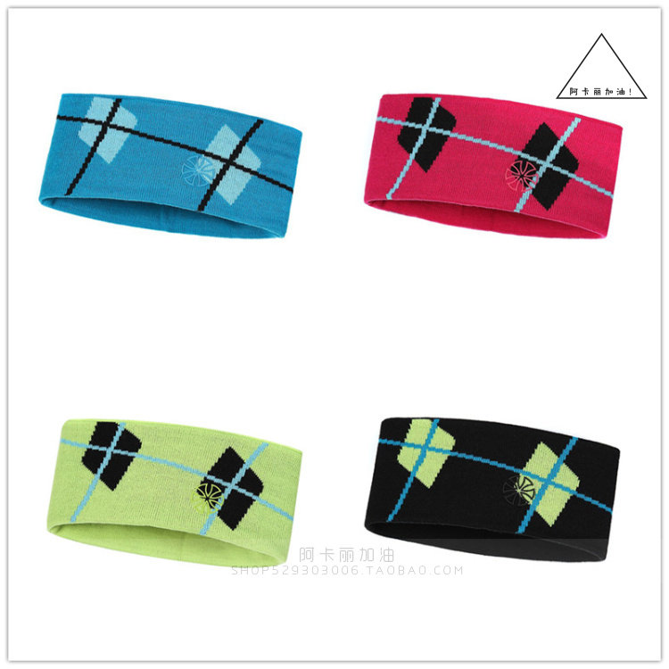 Export of European and American sports hair with autumn and winter double knitted ski hair stirrup headgear Yoga suction men and women bouquetry hair band-Taobao