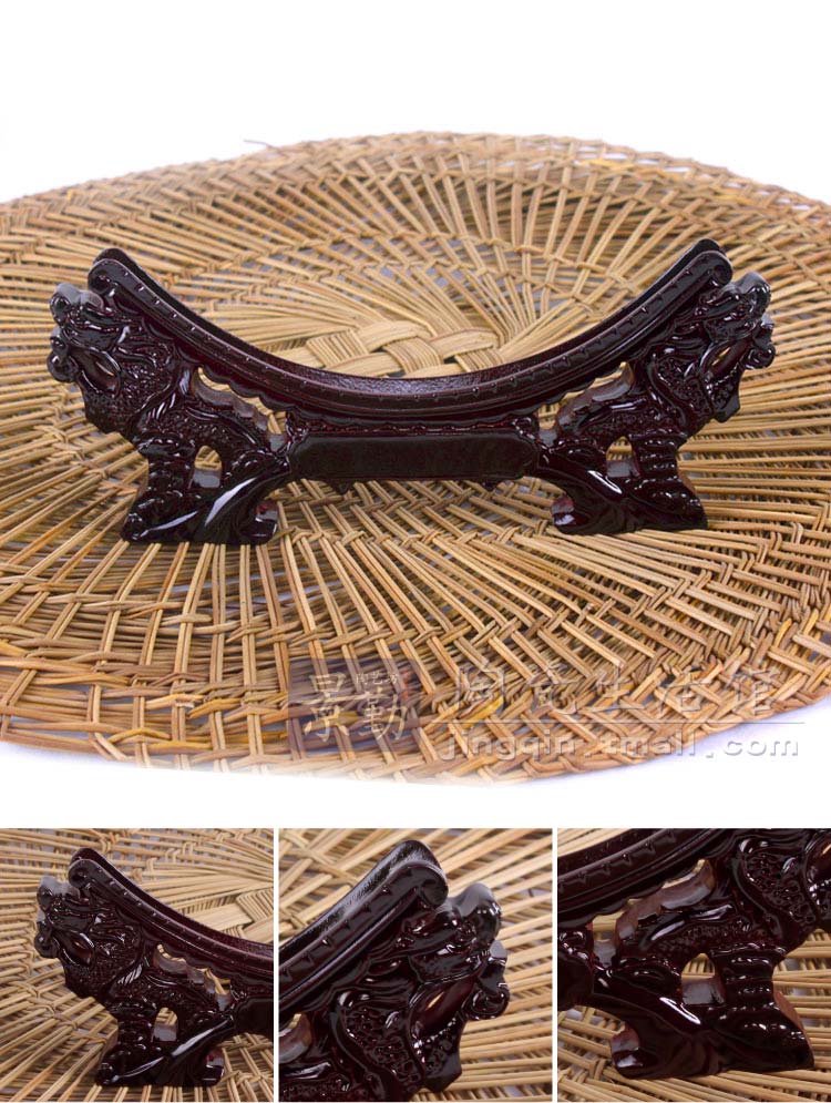 Jingdezhen leading resin base large and medium - sized household adornment hang dish multi - functional rack