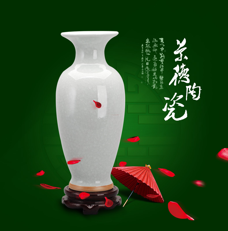 Archaize of jingdezhen ceramics up on crack green glaze borneol vase home sitting room adornment is placed