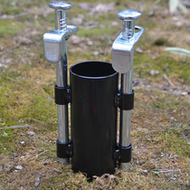 Canopy pole holder tent support pole accessories awning ground nails iron pipe bracket telescopic aluminum alloy pole ground nails