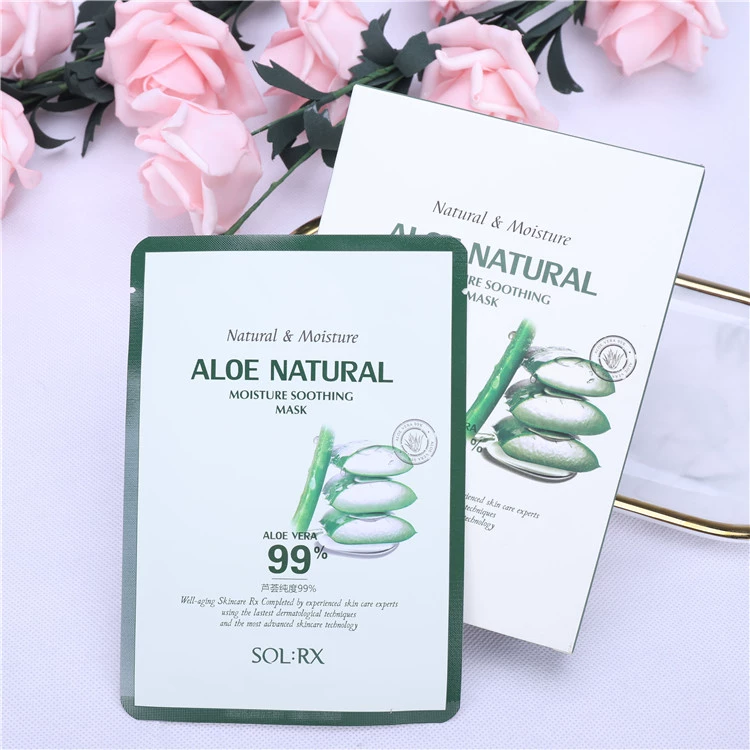 Beauty Aloe Vera Mặt nạ trẻ hóa dưỡng ẩm tự nhiên Làm đẹp mặt nạ Aloe Vera Làm mới nhẹ nhàng và giữ ẩm - Mặt nạ