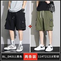2DK011 black + 21218 military green