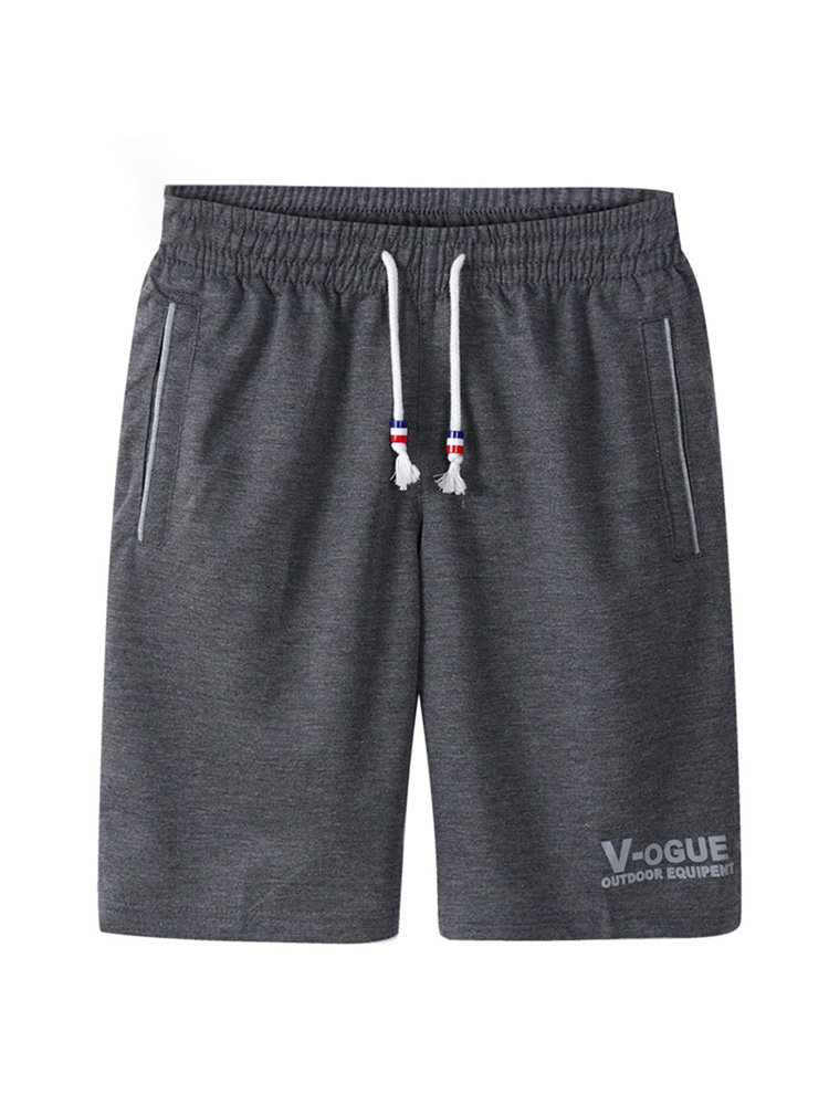 CASUAL SPORTS SHORTS MENS SUMMER THIN LOOSE QUICK-DRYING FIVE-POINT BEACH PANTS ICE SILK PLUS SIZE THREE OR FOUR PANTS