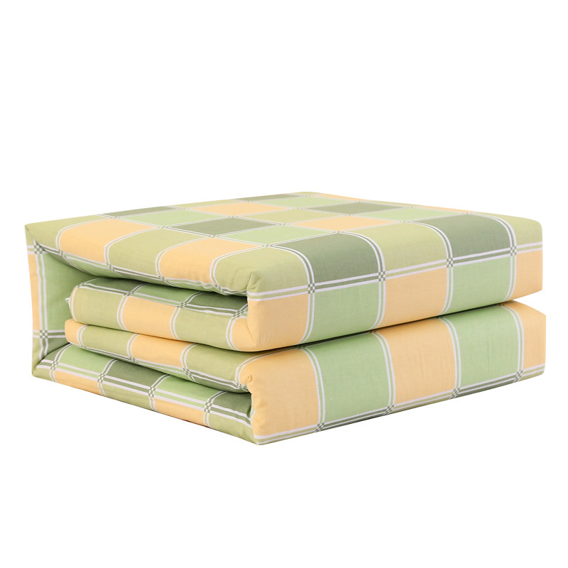 Pure Cotton Quilt Cover Sheet Yellow Green G Student Dormitory Single Three-piece Styling Quilt in Hebei Hengshui II
