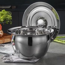 Cold pot string Bowl Bowl Chicken container Stainless Steel Mix Cold-mix Vegetable Cold Strings Special Basin Baking Egg Commercial