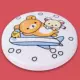 Cup nước Cover Cup Cup Cup Cup Cup Mug Cover Cup Phụ kiện Bone China Cover Round Universal - Tách