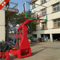 Elastic balance basketball rack mobile folding spring lifting basketball rack school adult game special basketball rack