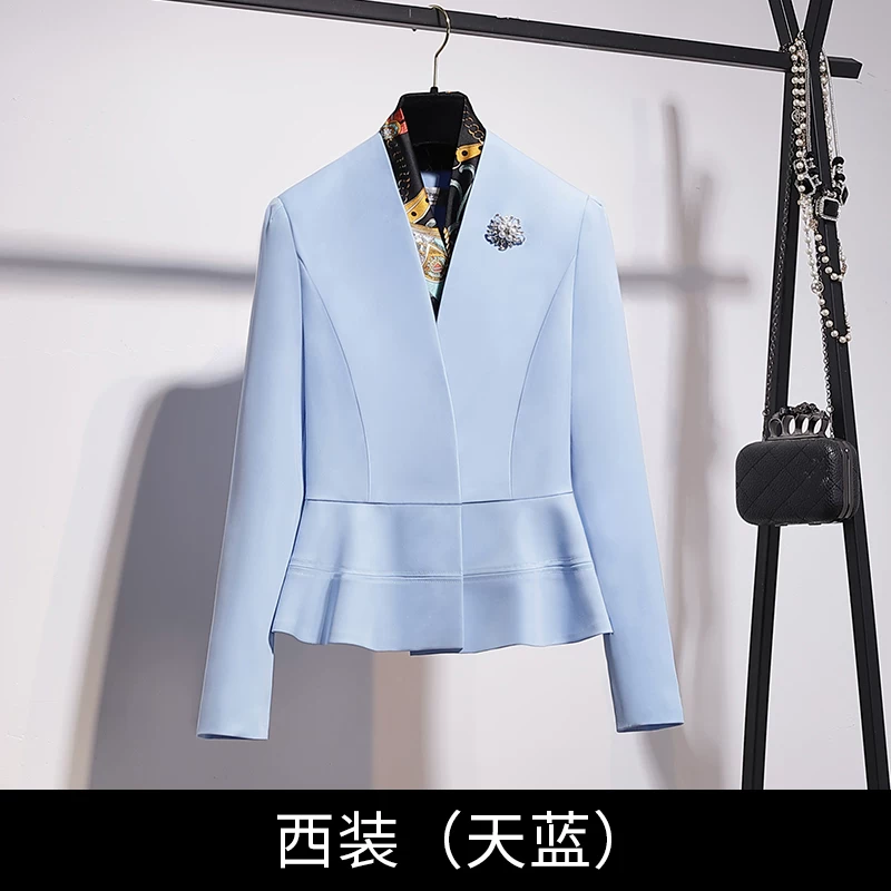 Бежвая юбка, комплект, классика пиджак костюм,Overall